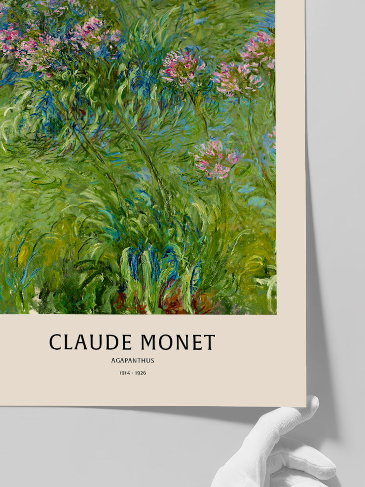 Monet Aşk Çiçekleri - Art Print Poster