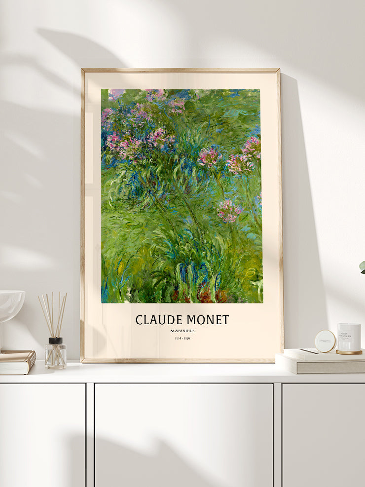 Monet Aşk Çiçekleri - Art Print Poster
