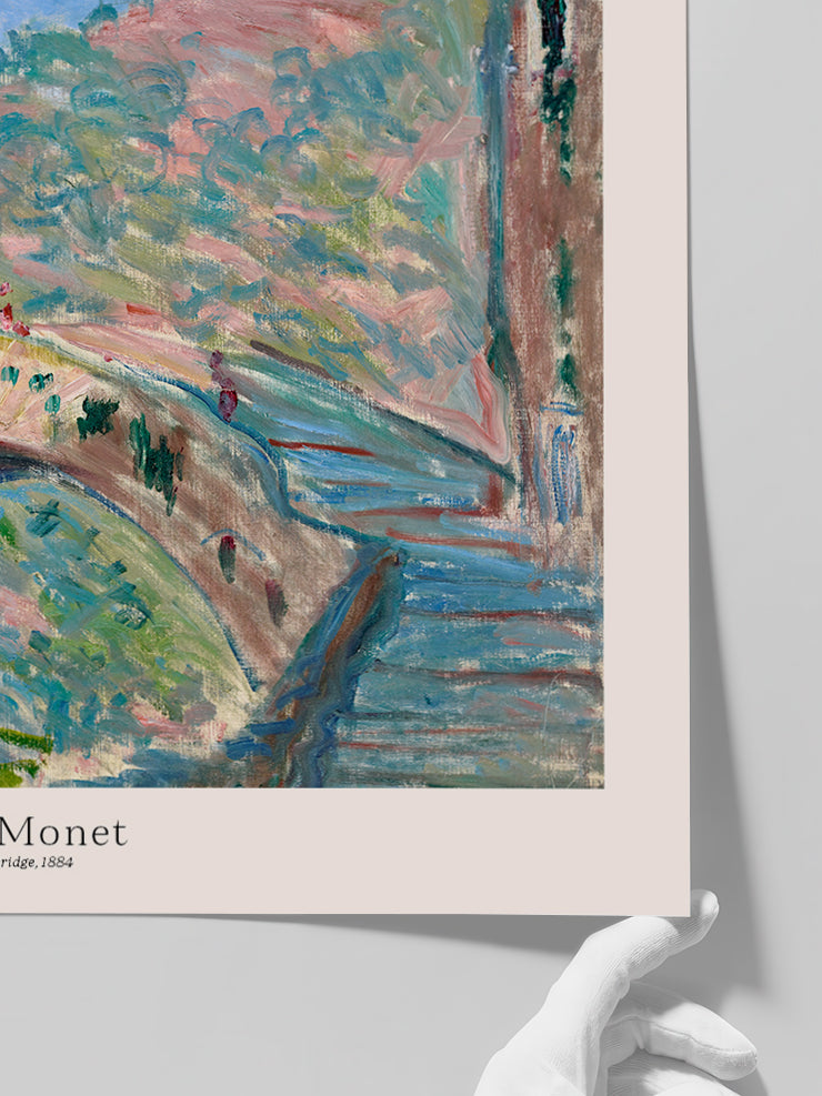 Monet Dolceacqua, Köprü - Art Print Poster
