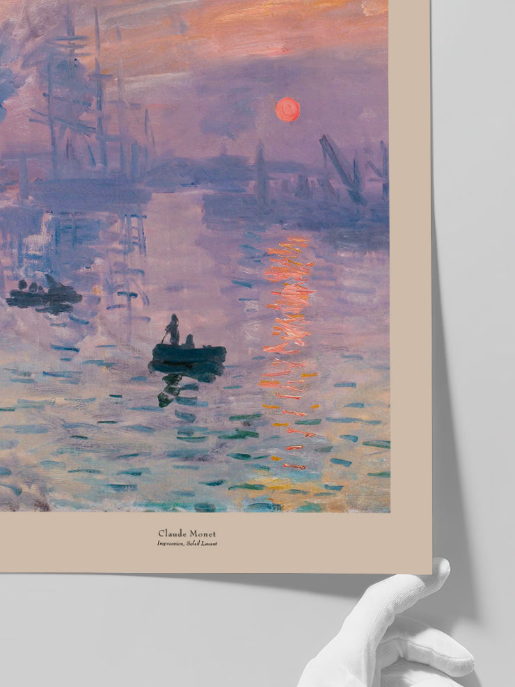 Monet İzlenim: Gün Doğumu - Art Print Poster