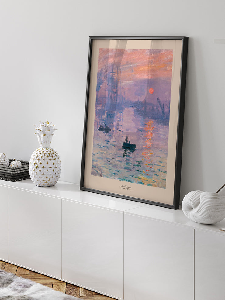 Monet İzlenim: Gün Doğumu - Art Print Poster