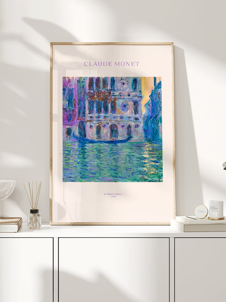 Monet Le Palais Dario - Art Print Poster