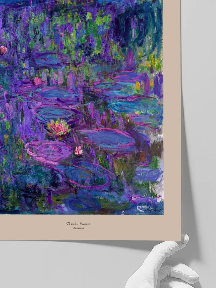 Monet’nin katmanlı gölet görünümü.