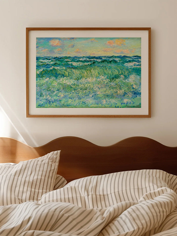 Monet Seascape, Pourville - Art Print Poster