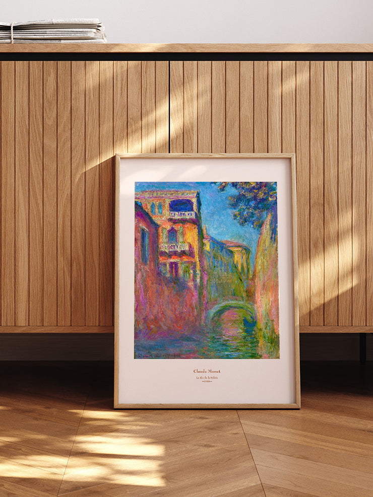 Monet The Rio della Salute - Art Print Poster