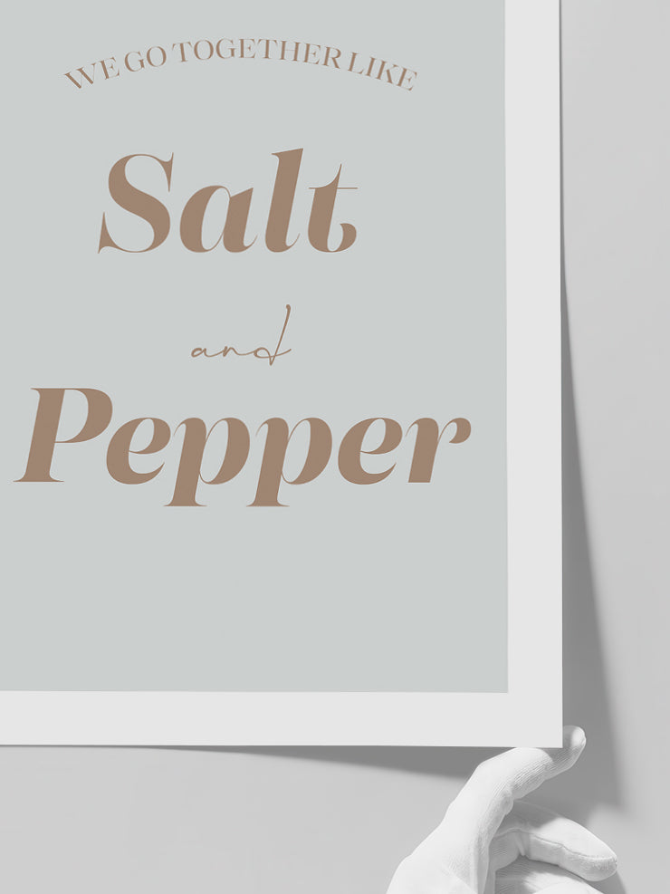 Salt And Pepper - Art Print Poster