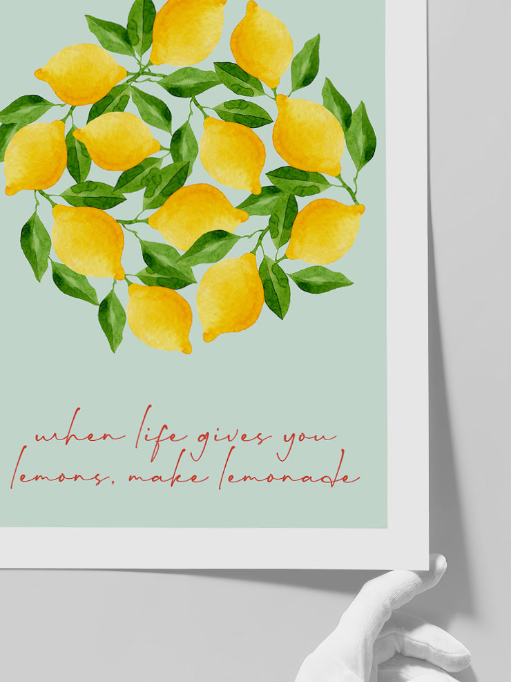 Make Lemonade - Art Print Poster