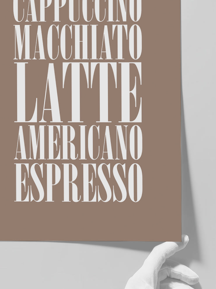 Latte - Art Print Poster