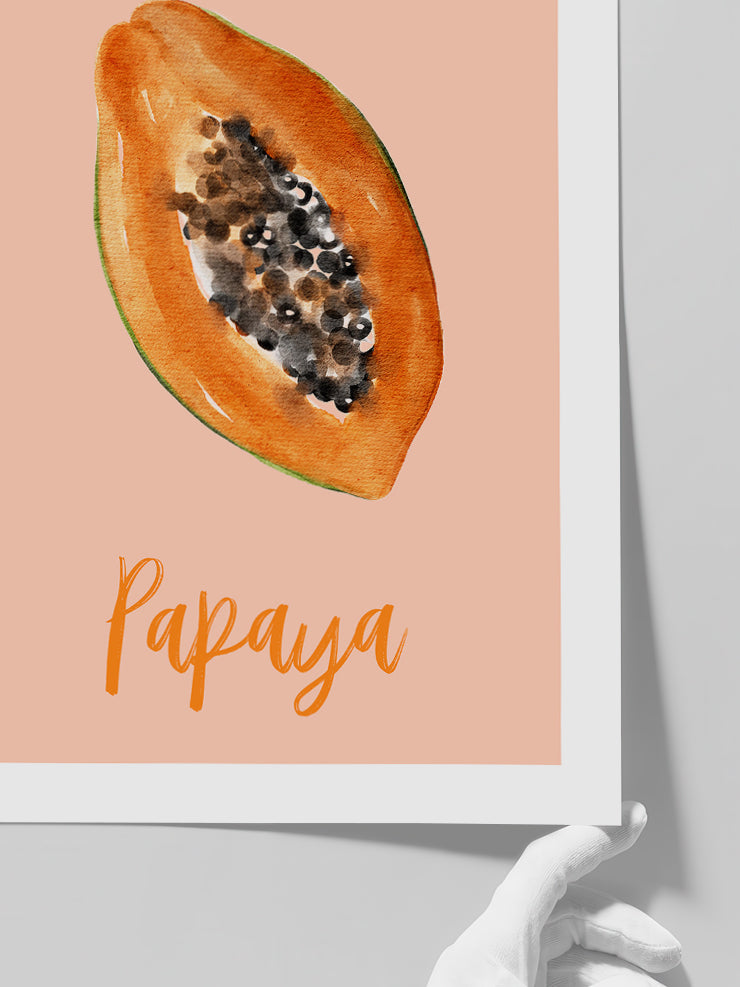 Papaya - Art Print Poster