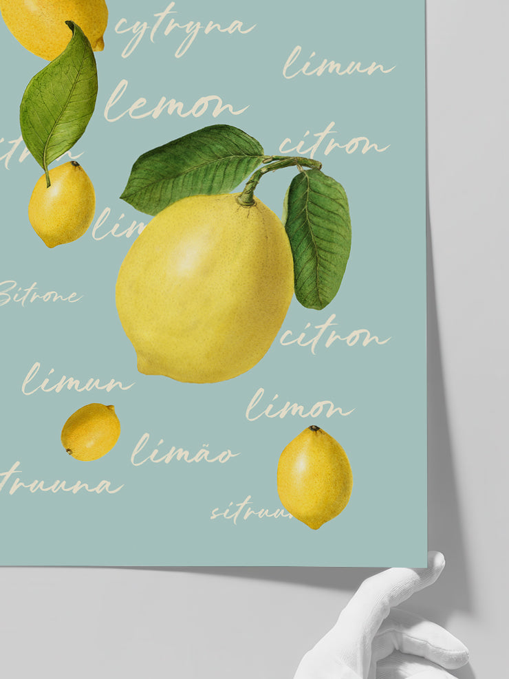 Limones - Art Print Poster