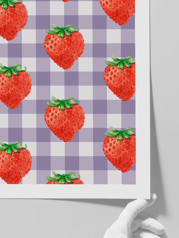 Çilek - Art Print Poster
