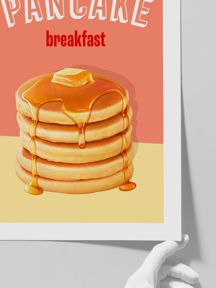 Pancakes & Honey - Art Print Poster