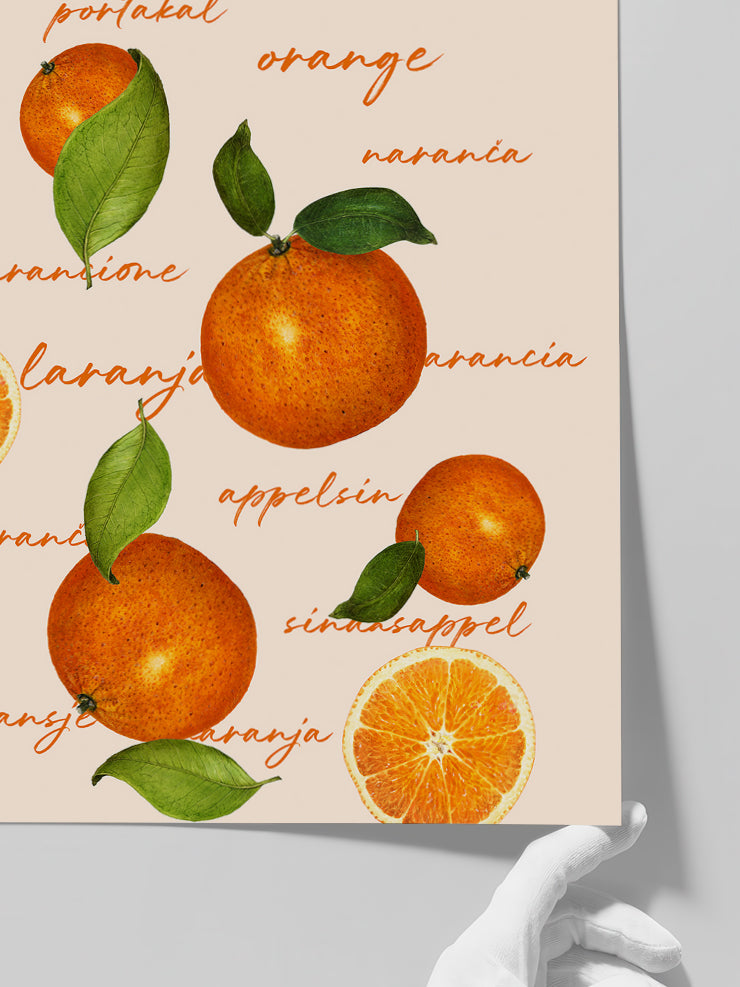 Oranges - Art Print Poster