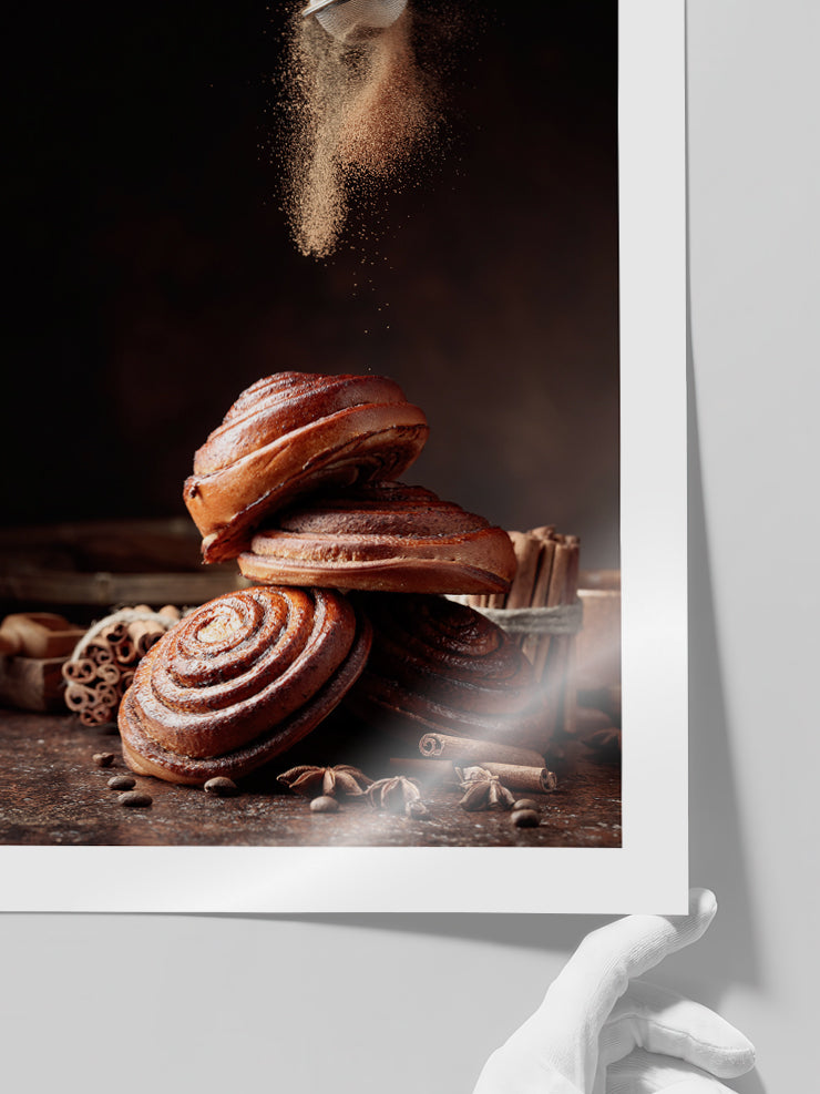 Cinnamon Rolls - Art Print Poster