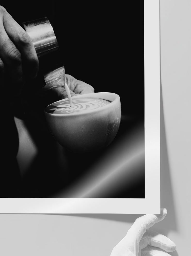 The Art Of Making Cappuccino - Art Print Poster