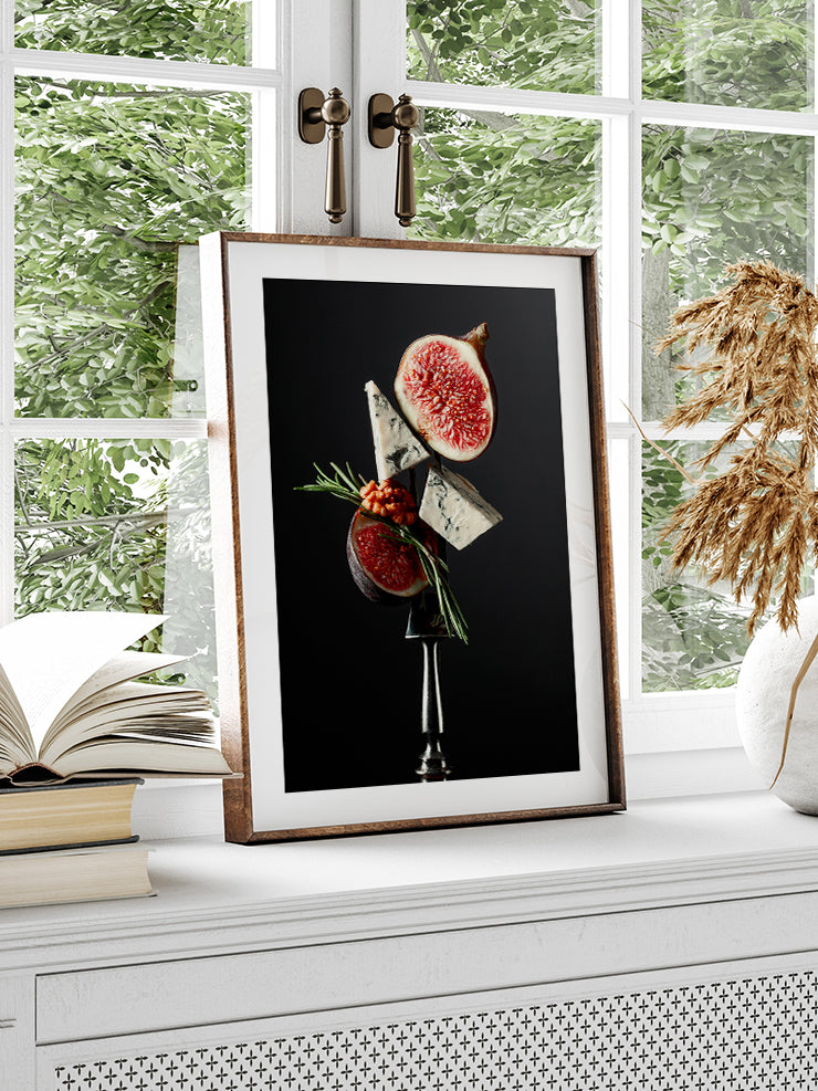 Figue & Roquefort - Art Print Poster