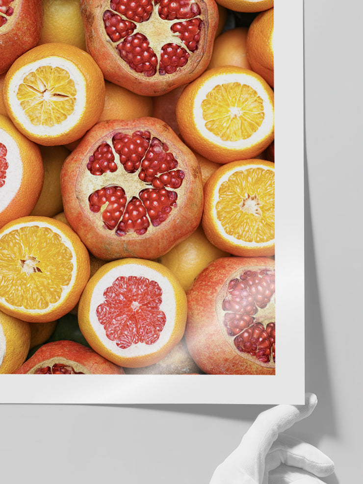 Nar Ve Portakal - Art Print Poster
