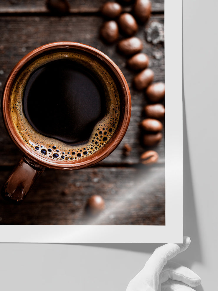 Un Café Noir - Art Print Poster
