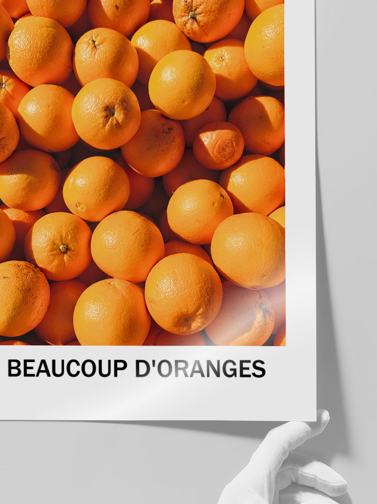 Beaucoup D'oranges - Art Print Poster
