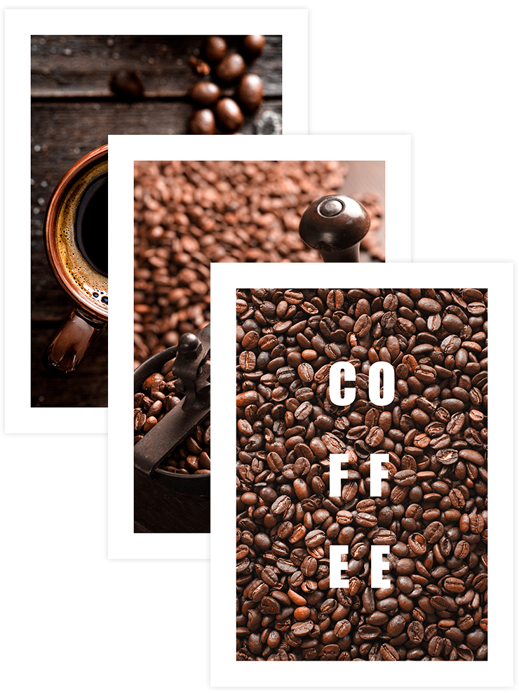 Extra Café - Poster Seti Trio Mutfak Poster