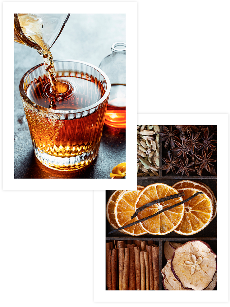 Orange Whisky - Poster Seti Duo Mutfak Poster