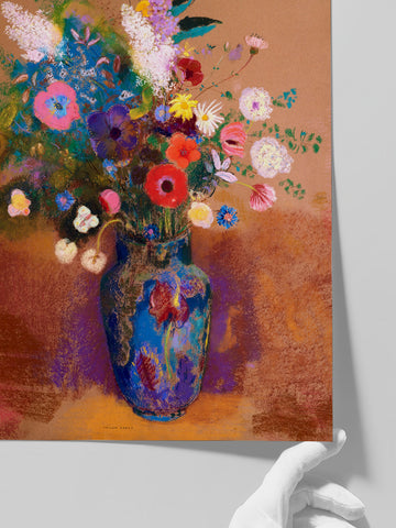 Odilon Redon Bouquet Of Flowers - Art Print Odilon Redon Bouquet Of Flowers - Art Print