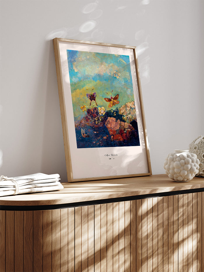 Odilon Redon Butterflies - Art Print Poster