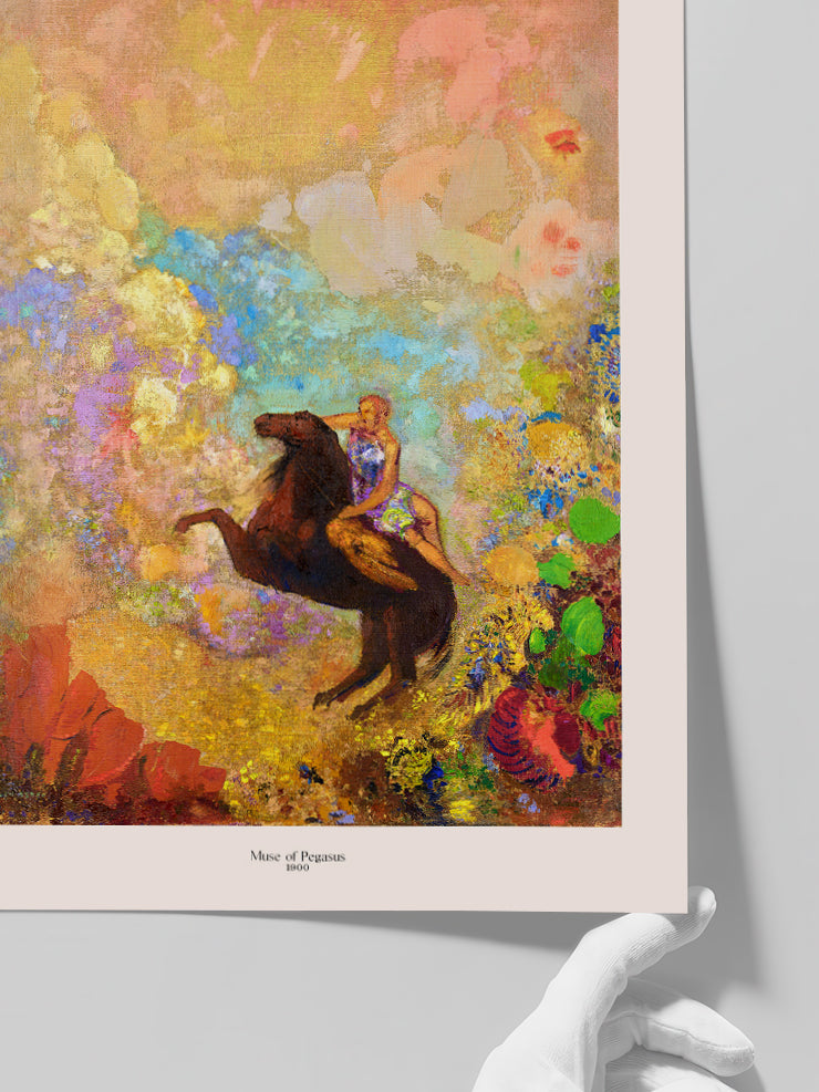 Odilon Muse of Pegasus - Art Print Poster