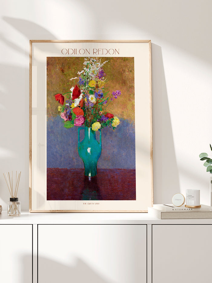 Odilon Redon The Green Vase - Art Print Poster