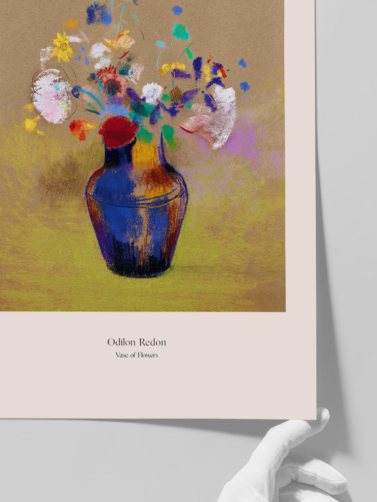 Odilon Redon Vase of Flowers - Art Print Poster