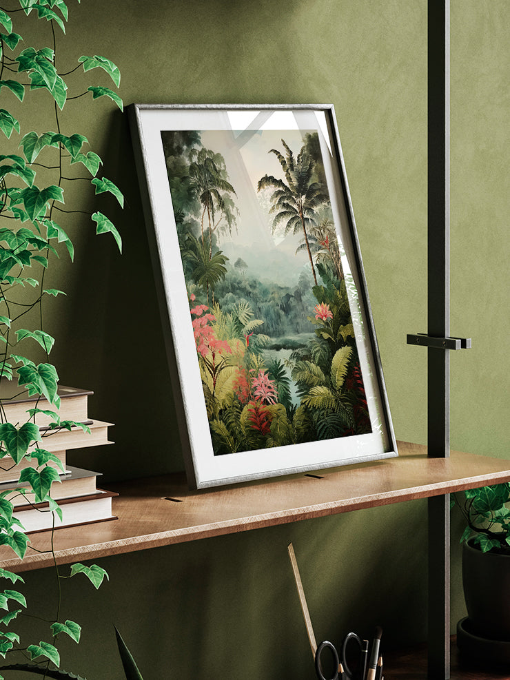 Tropikal Orman - Art Print Poster