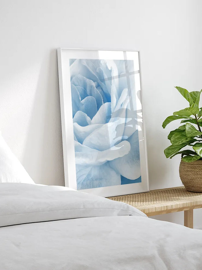 Pastel çiçek yaprakları fotoğraf posteri