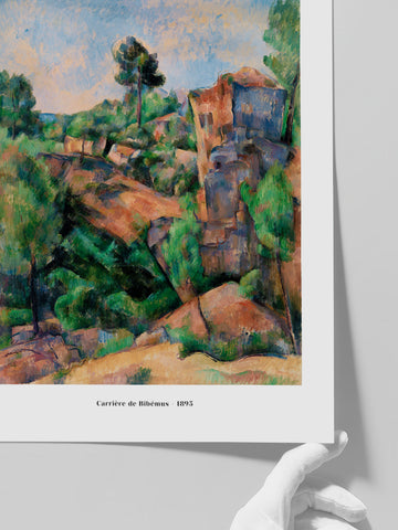 Cezanne Bibemus Quarry - Art Print Cezanne Bibemus Quarry - Art Print