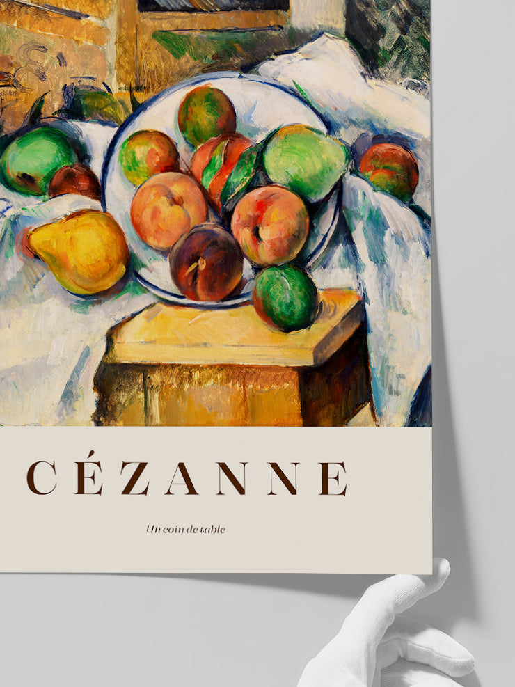 Cezanne A Table Corner - Art Print Poster