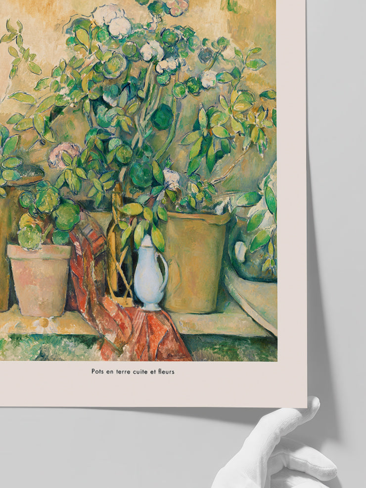 Cezanne Potted Plants - Art Print Poster