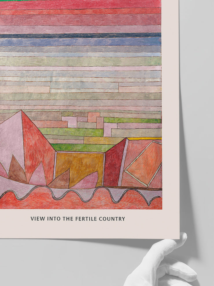 Klee View into the Fertile Country - Art Print Poster