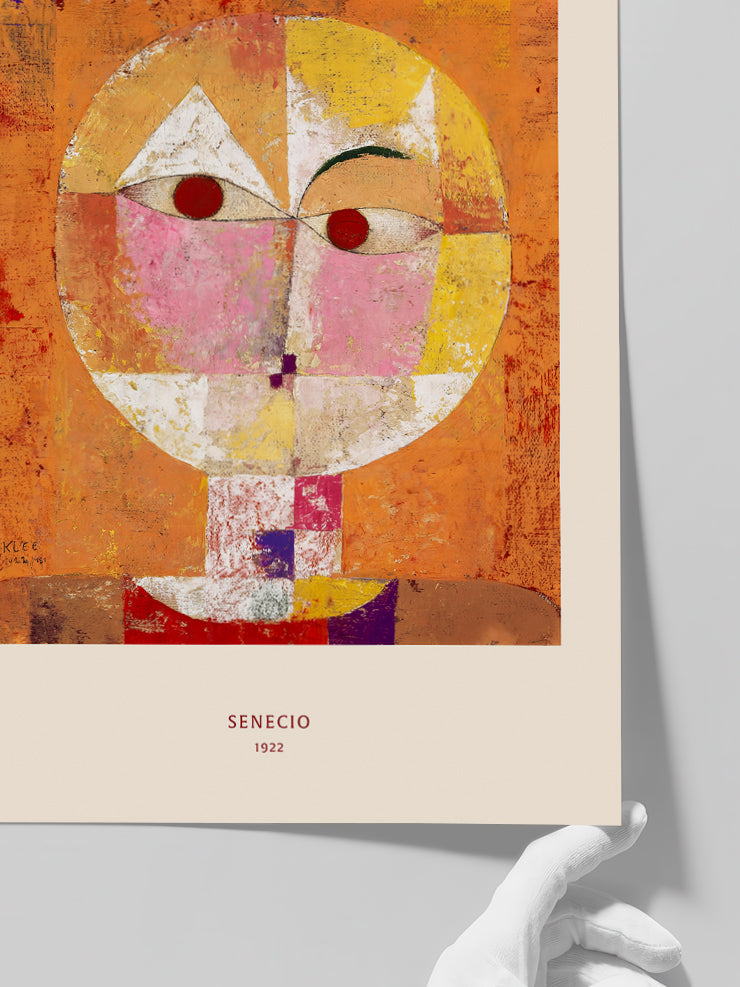 Paul Klee Senecio - Art Print Poster