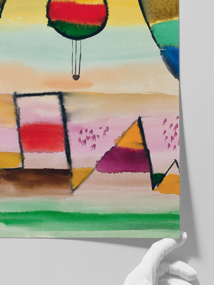 Paul Klee Balloon - Art Print Poster