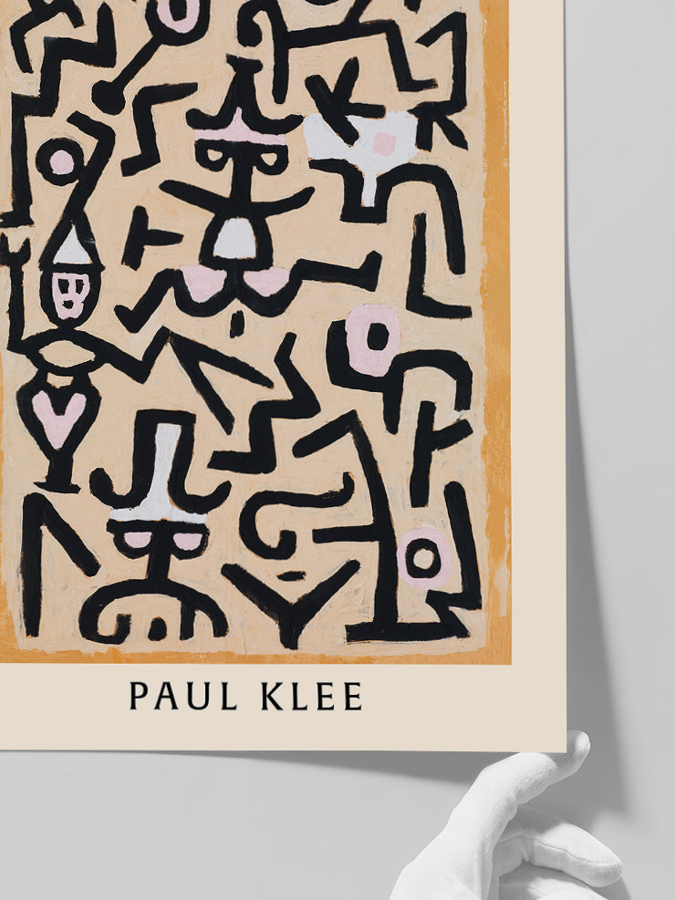 Paul Klee Comedians Handbill - Art Print Poster