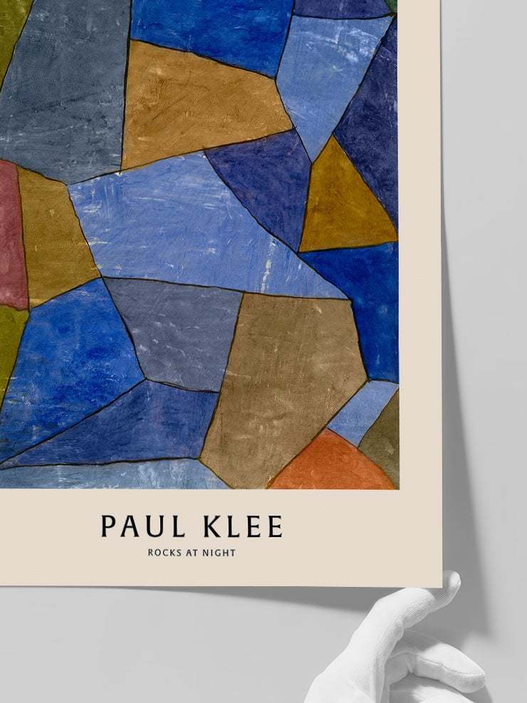 Paul Klee Rocks at Night - Art Print Poster