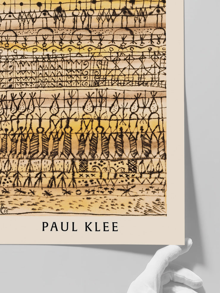 Klee Cooling Hot Zone Garden - Art Print Poster