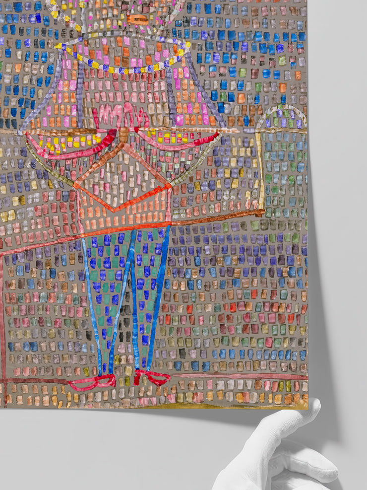 Paul Klee Boy in Fancy Dress - Art Print Poster