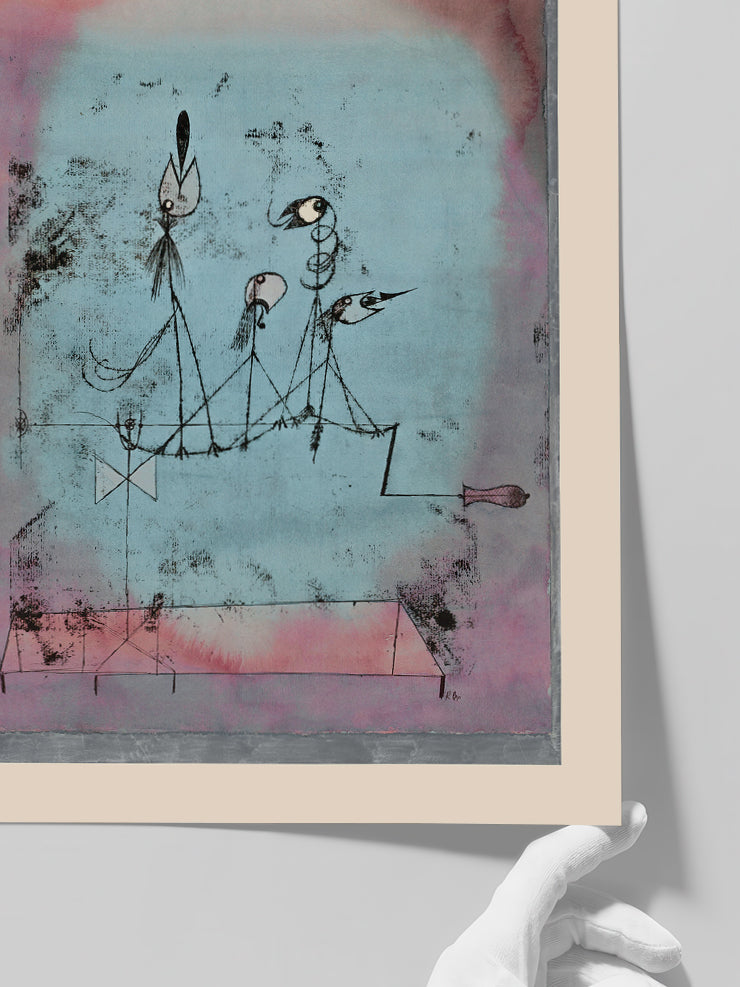 Paul Klee Twittering Machine - Art Print Poster