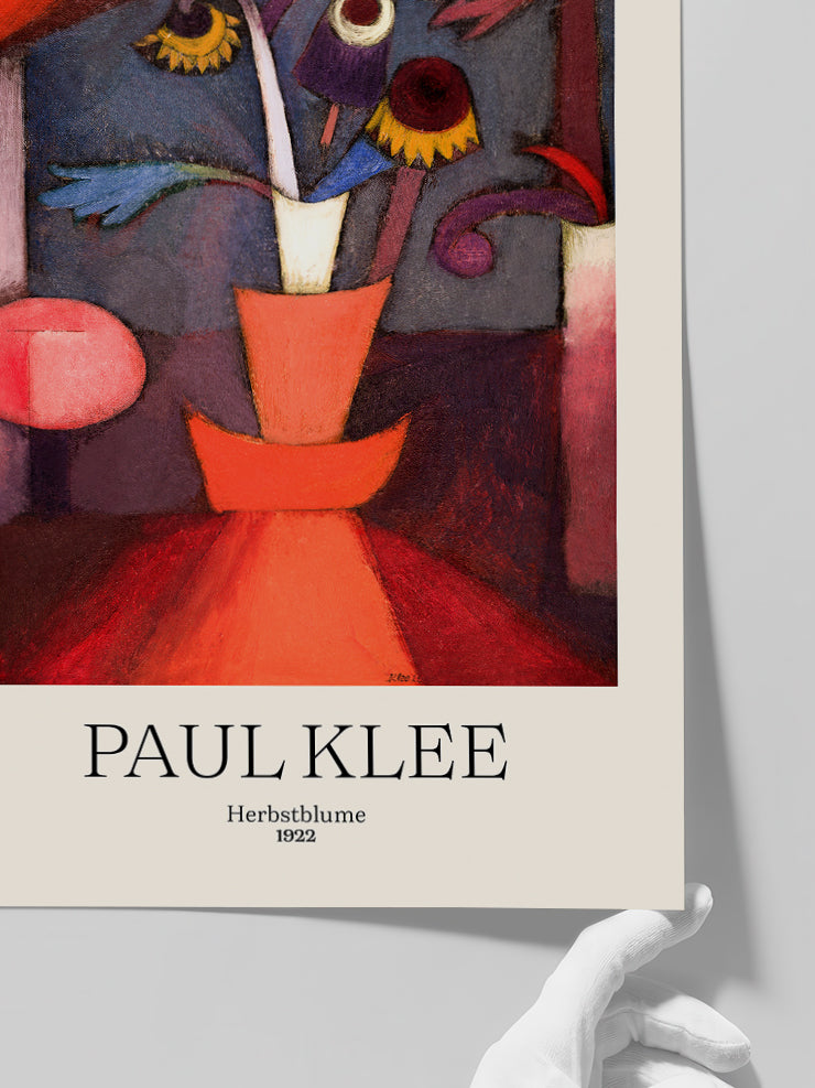 Paul Klee Autumn Flower - Art Print Poster