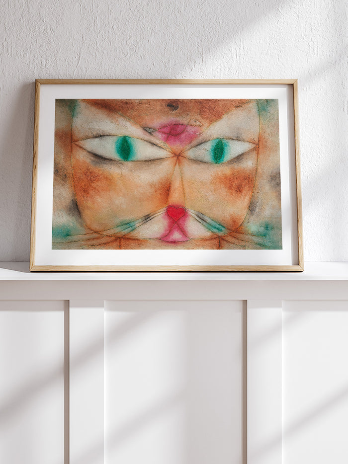 Paul Klee Cat and Bird - Art Print Poster