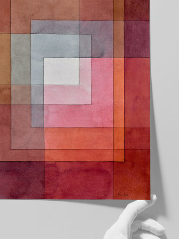 Paul Klee Polyphonic White - Art Print Paul Klee Polyphonic White - Art Print