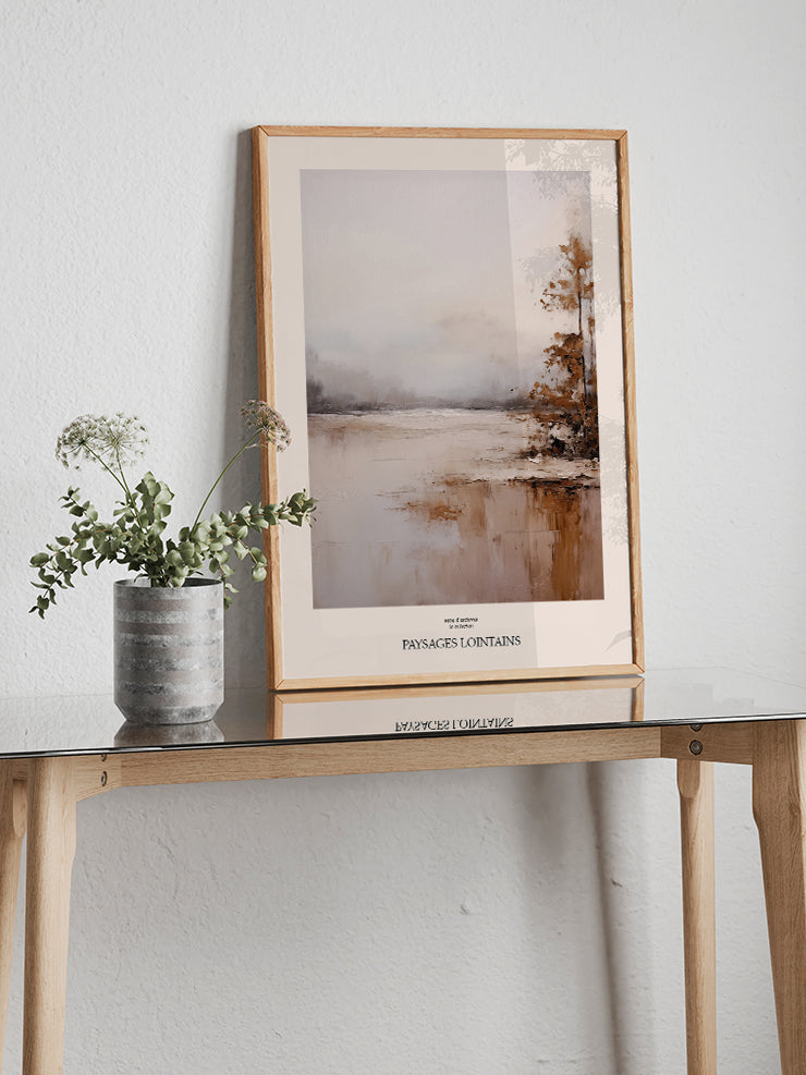 Paysages Lointains N3 - Art Print Poster