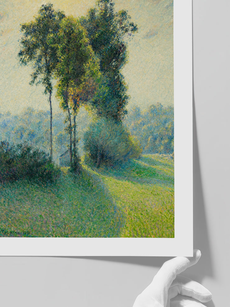 Pissarro Landscape at Saint-Charles - Art Print Poster