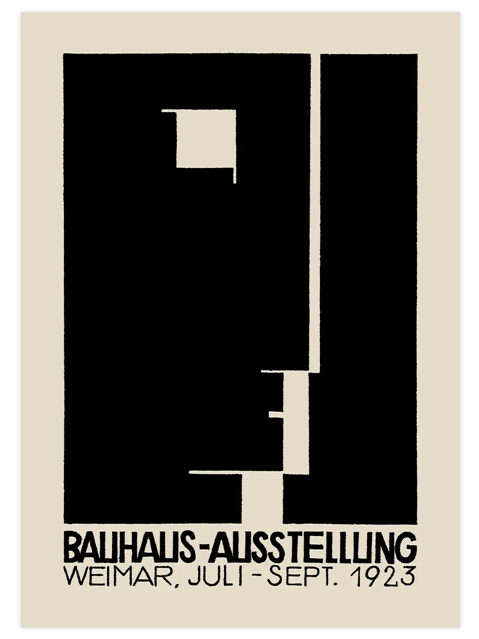 Bauhaus Afiş N2 - Art Print Ünlü Ressamlar Poster