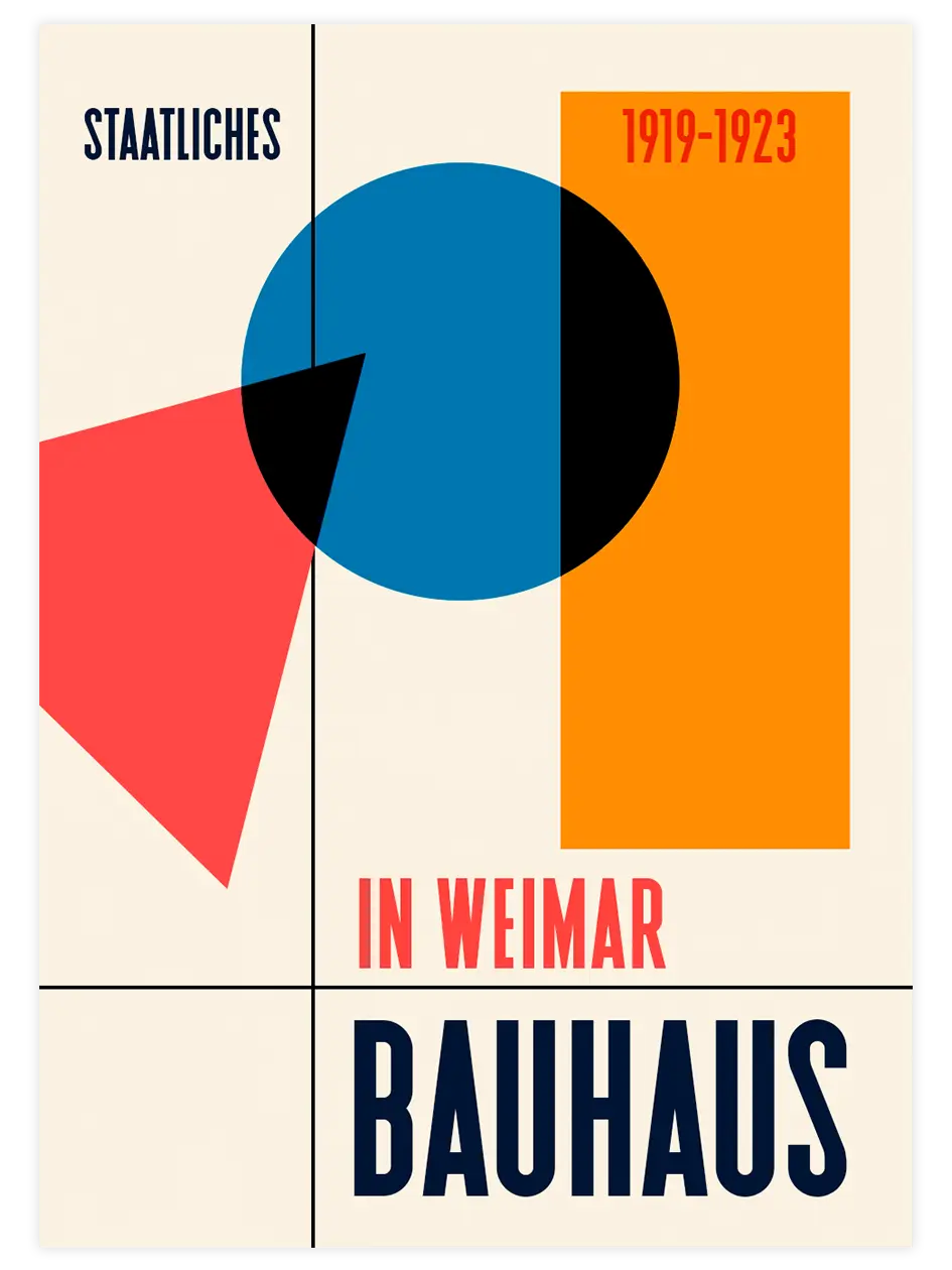 Bauhaus N6 - Art Print Ünlü Ressamlar Poster